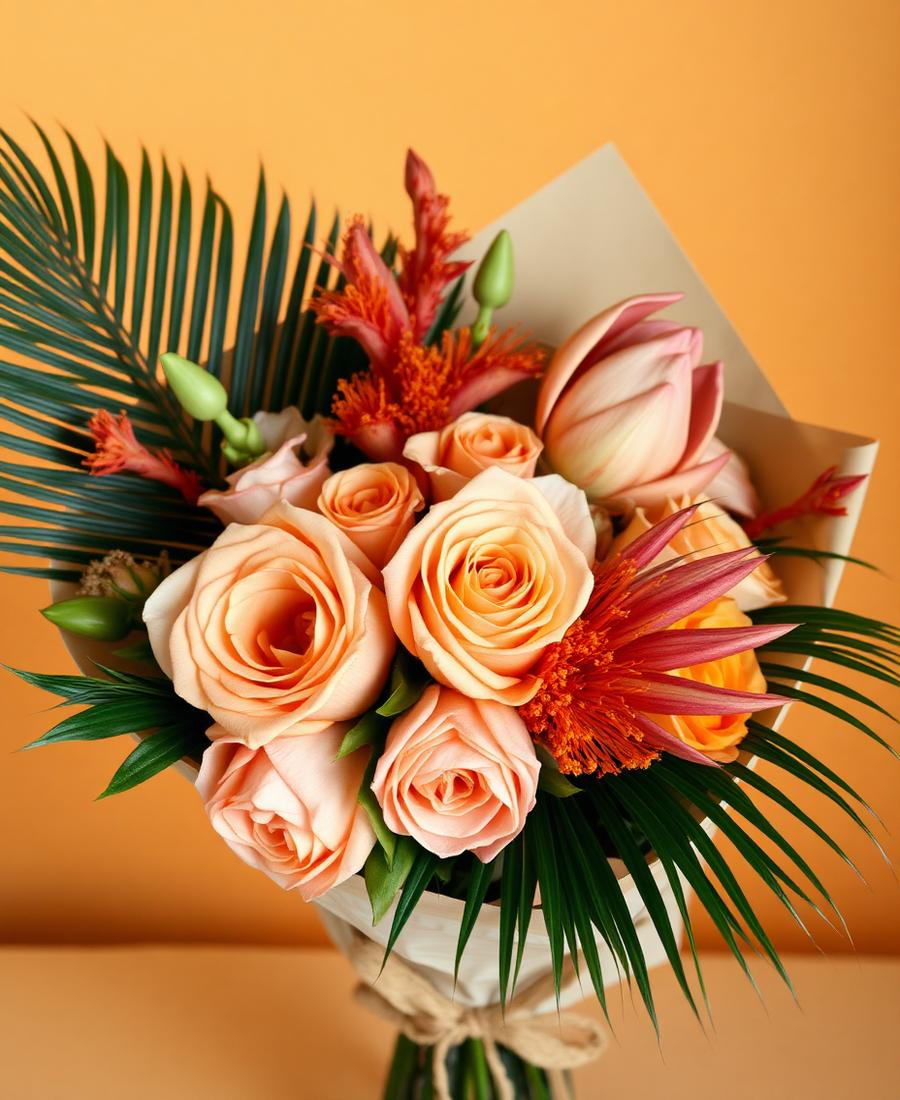 Tropical Sunset Bouquet